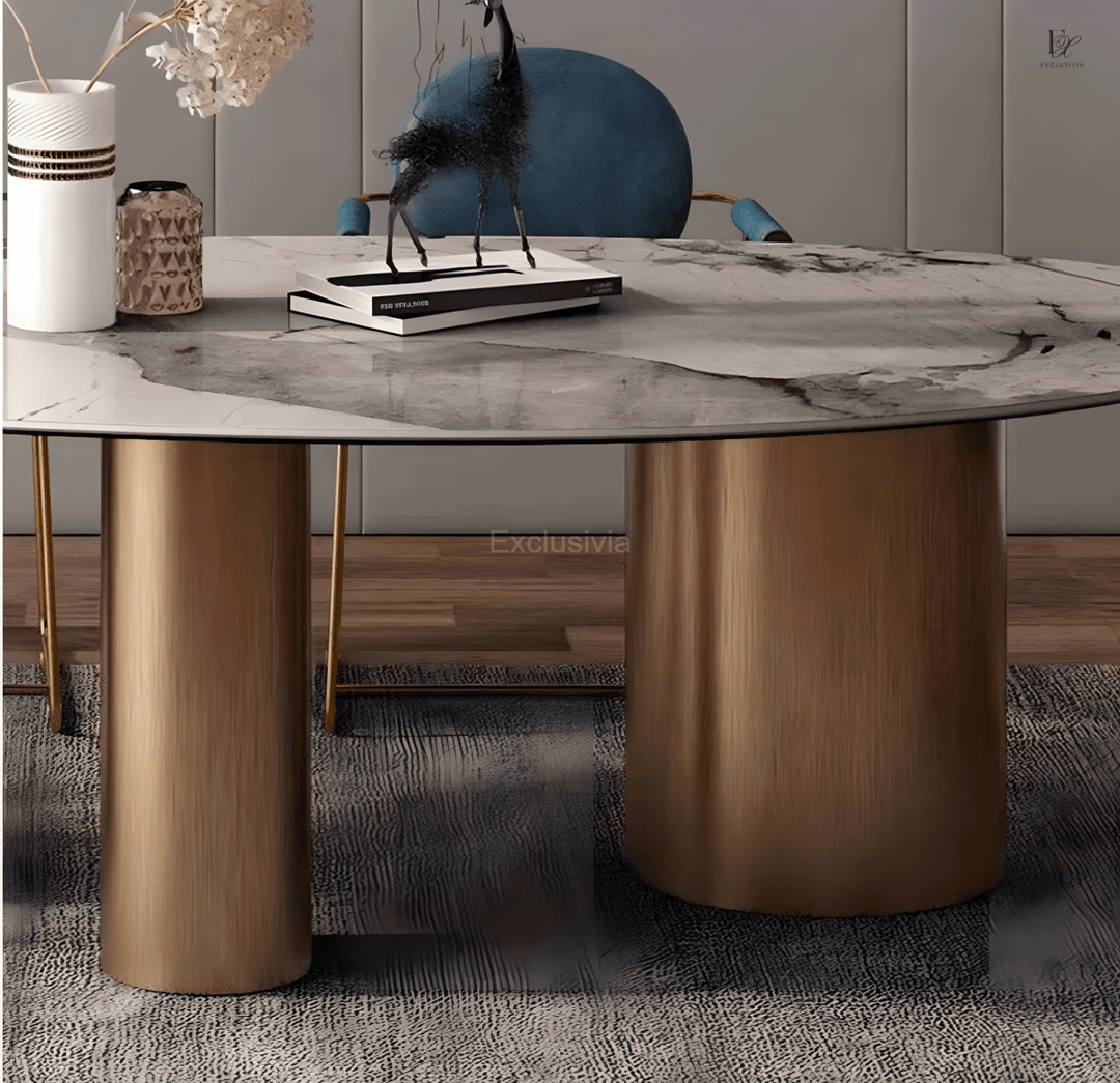 ALEXIS Marble Dining Table - Exclusivia