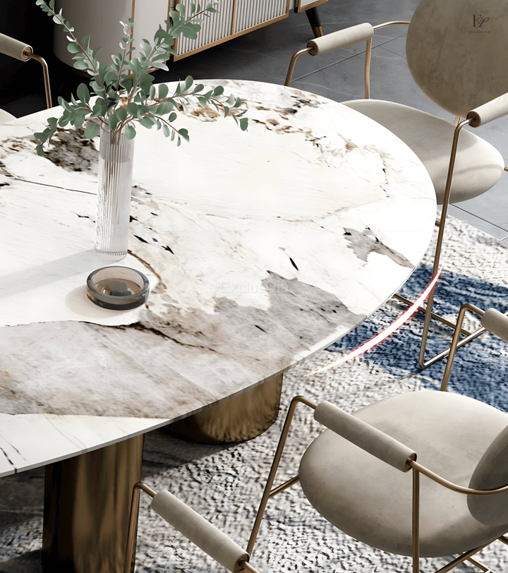 ALEXIS Marble Dining Table - Exclusivia