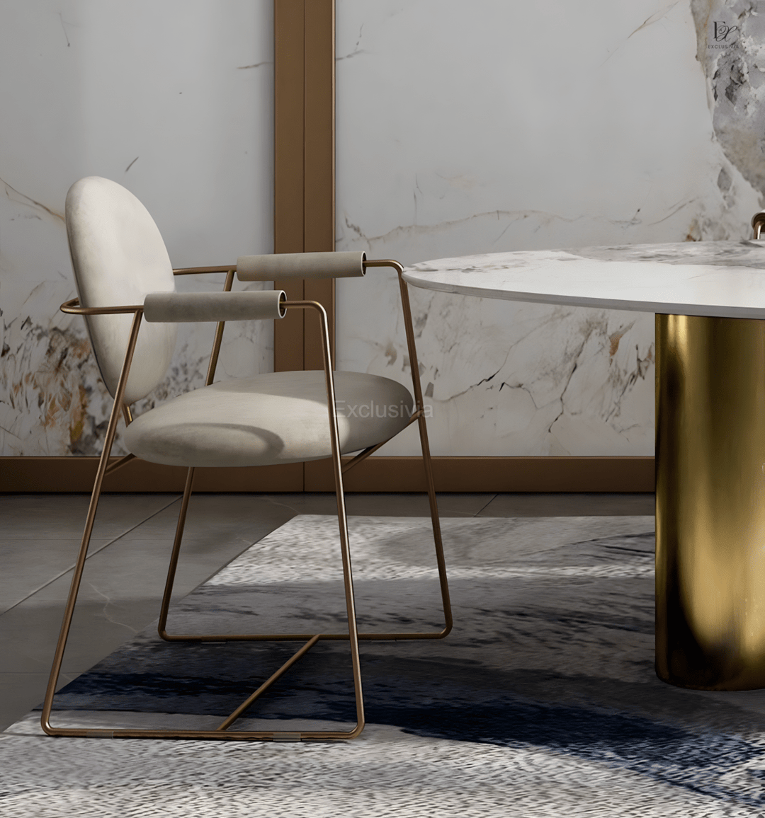 ALEXIS Marble Dining Table - Exclusivia