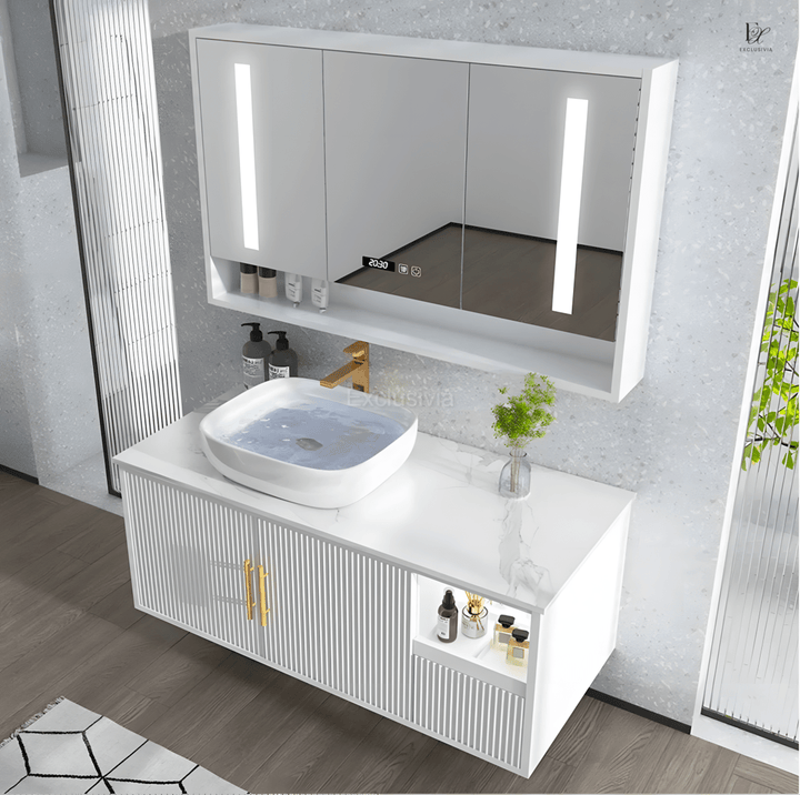 ARIA Toilet Vanity Cabinet Sink - Exclusivia