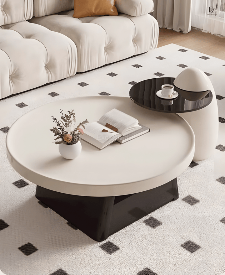 BITTIN Japandi TV Console & Coffee Table - Exclusivia