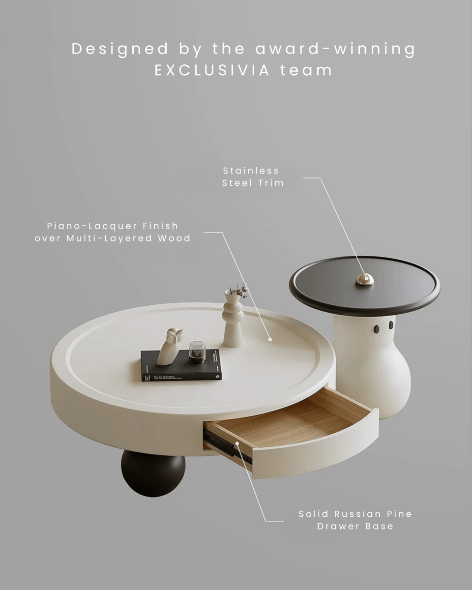 BOLLA Italian Coffee Table Set - Exclusivia