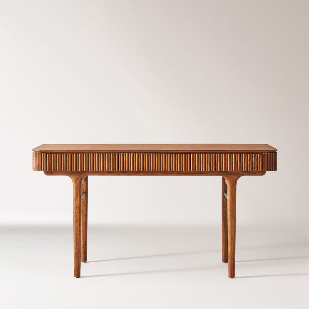 Edrik Oak Desk, 150cm - Exclusivia
