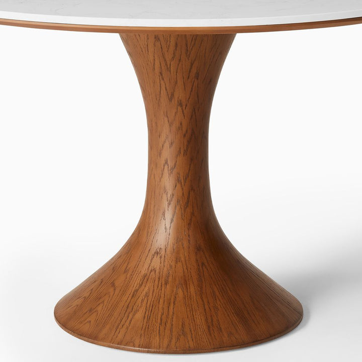 Elara Marble Dining Table, 120/150cm - Exclusivia