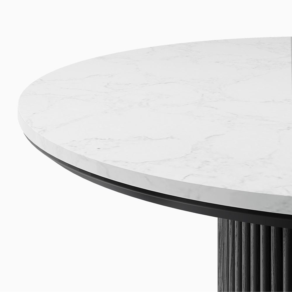Lumea Natural Dining Table, 80cm & 100cm