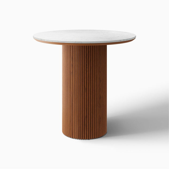 Lumea Natural Dining Table, 80cm & 100cm