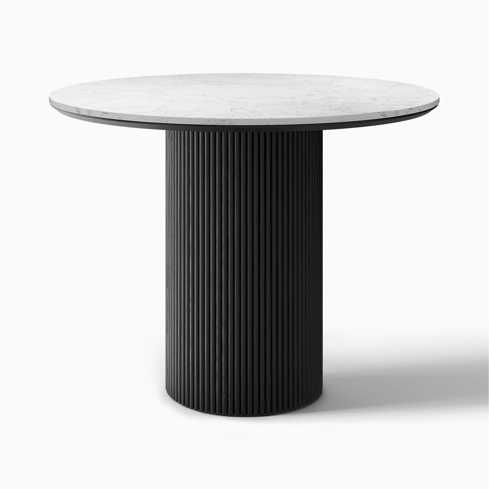 Lumea Natural Dining Table, 80cm & 100cm