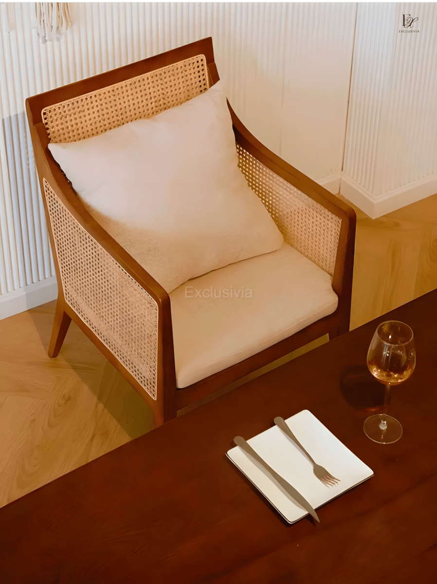 GLOO Rattan wooden chair - Exclusivia