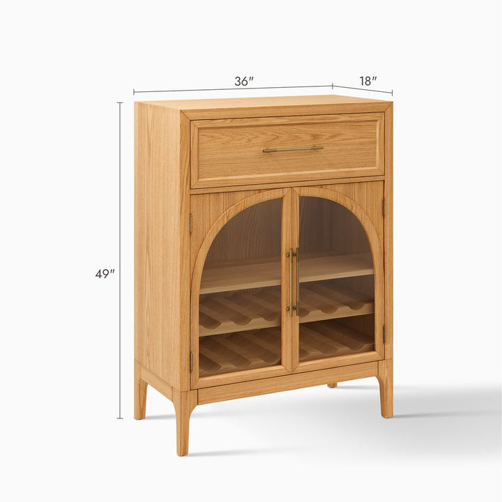 Halden Bar Cabinet, 90cm - Exclusivia