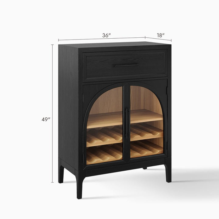Halden Bar Cabinet, 90cm - Exclusivia
