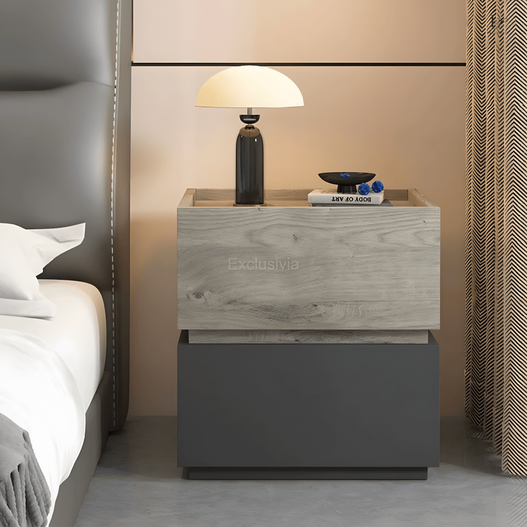 JANEL Modern Bedside Table - Exclusivia