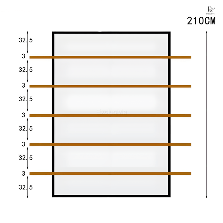 KAL Wooden Display Shelf Shelves - Exclusivia