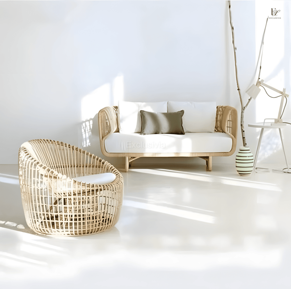KEERIN Modern Outdoor Rattan Sofa - Exclusivia