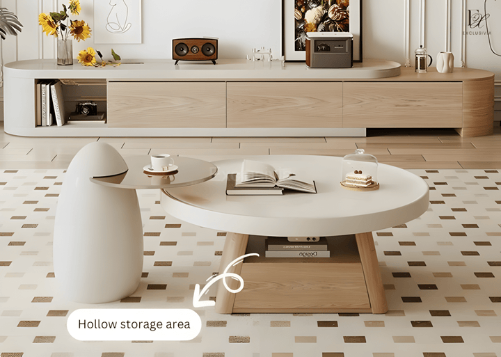 LUGN Japandi TV Console & Coffee Table - Exclusivia