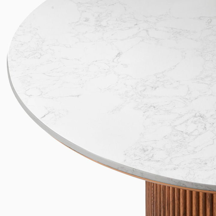 Lumea Natural Dining Table, 80cm & 100cm - Exclusivia
