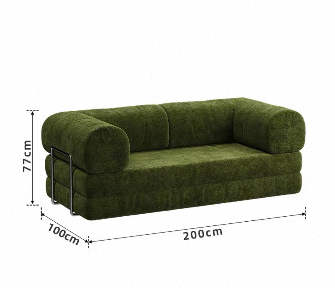 LUMI Corduroy Convertible Sofa Bed - Exclusivia