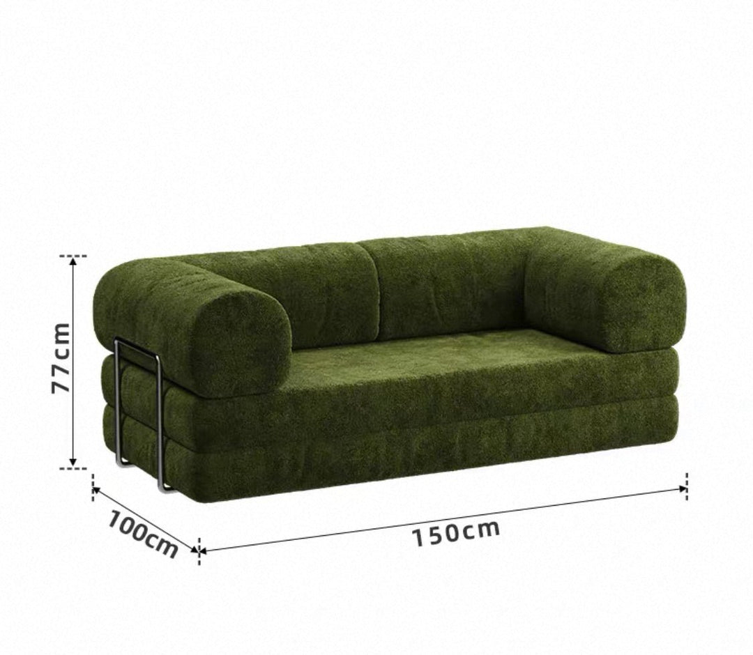 LUMI Corduroy Convertible Sofa Bed - Exclusivia
