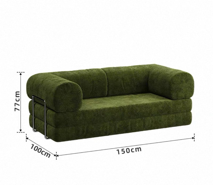LUMI Corduroy Convertible Sofa Bed - Exclusivia