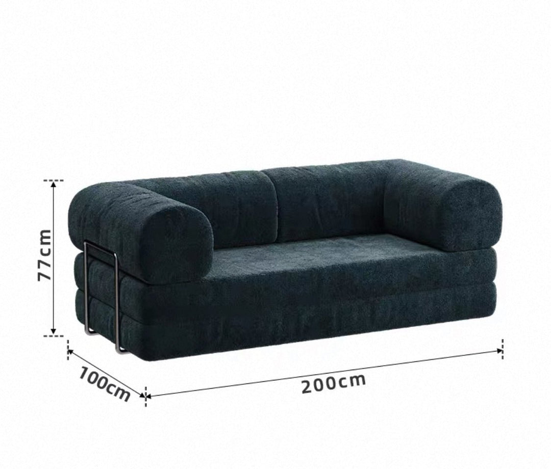 LUMI Corduroy Convertible Sofa Bed - Exclusivia