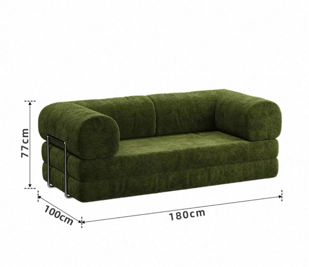 LUMI Corduroy Convertible Sofa Bed - Exclusivia