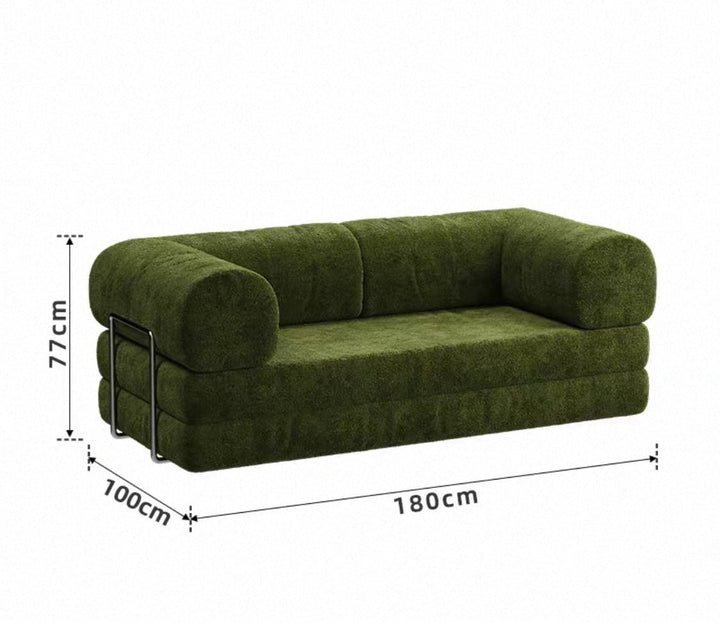 LUMI Corduroy Convertible Sofa Bed - Exclusivia