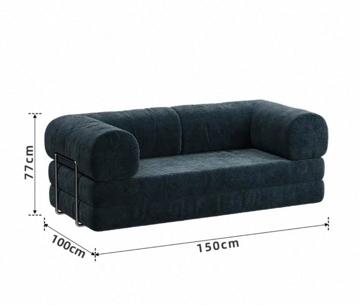 LUMI Corduroy Convertible Sofa Bed - Exclusivia