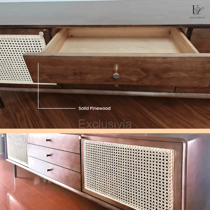 LUMINA Rattan TV console - Exclusivia