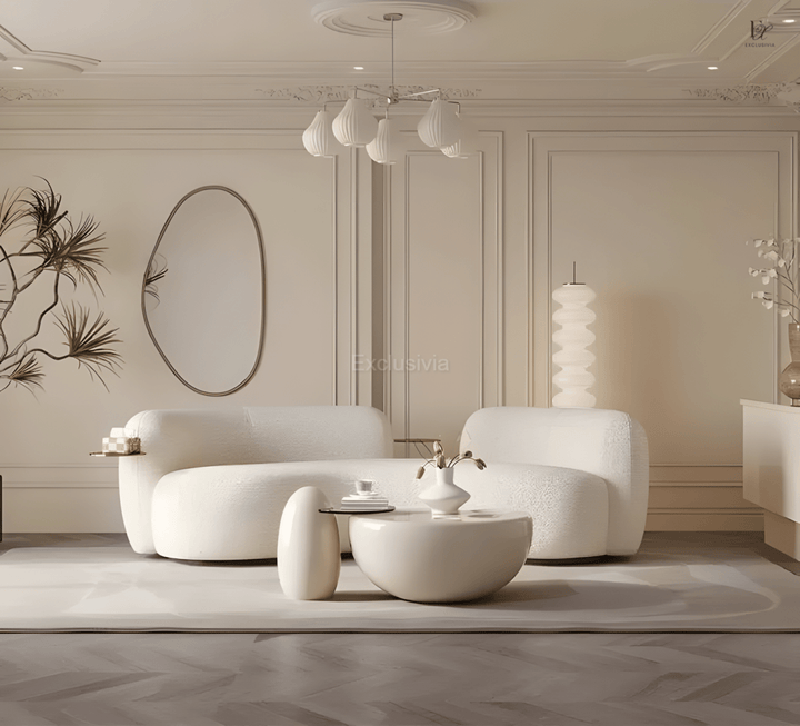 MACIO Modern Boucle Sofa - Exclusivia