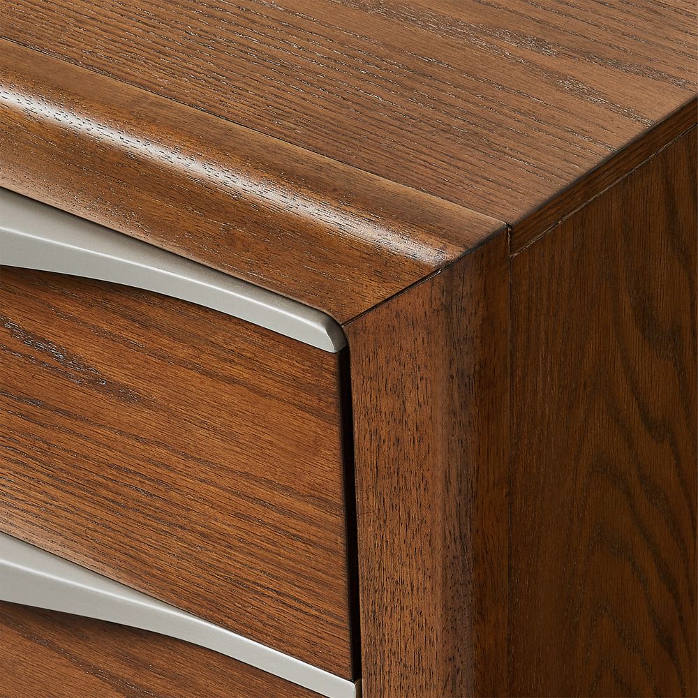 Nils 3 - Drawer Nightstand, 66 cm - Exclusivia