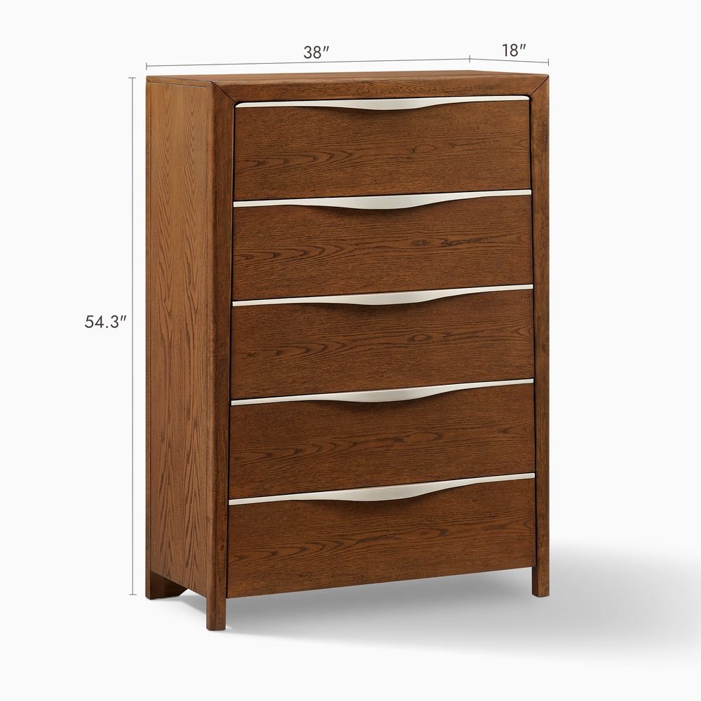 Nils 5 - Drawer Chest, 100 cm - Exclusivia