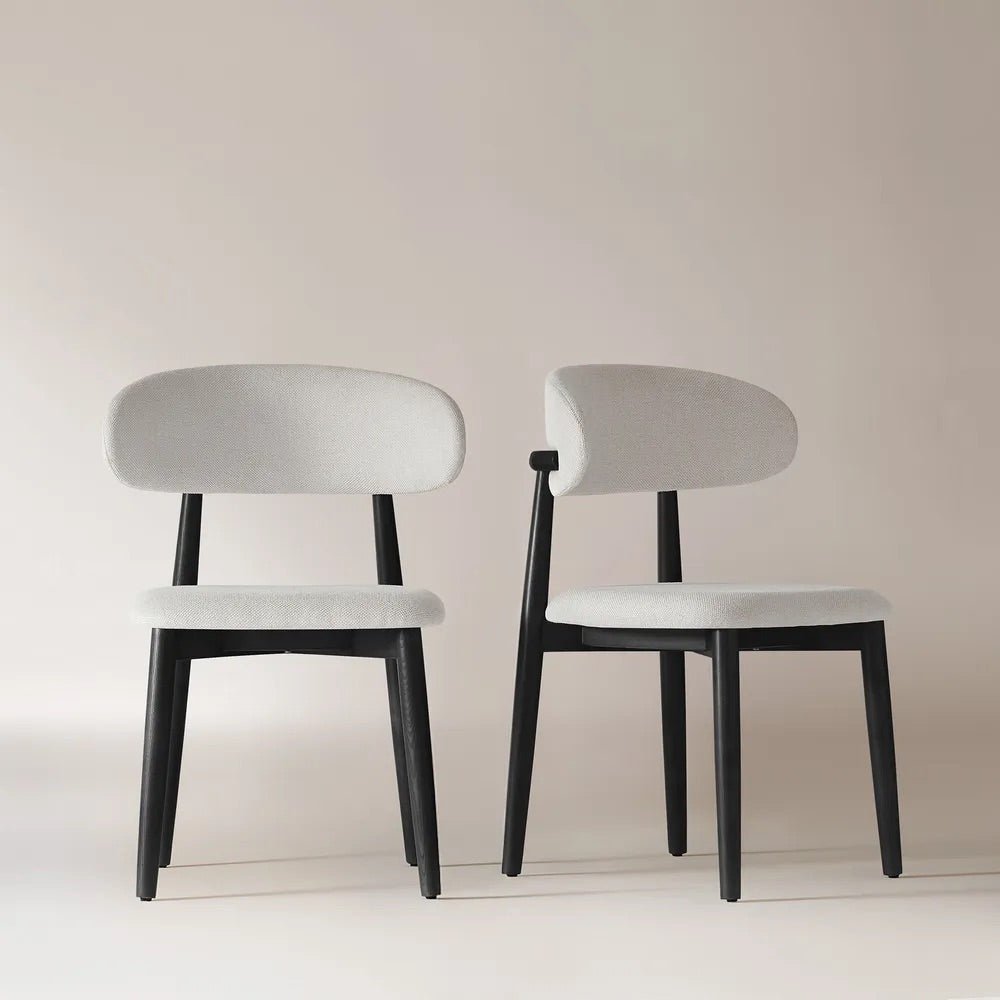 Noelle Cotton Linen Dining Chairs (Set of 2)