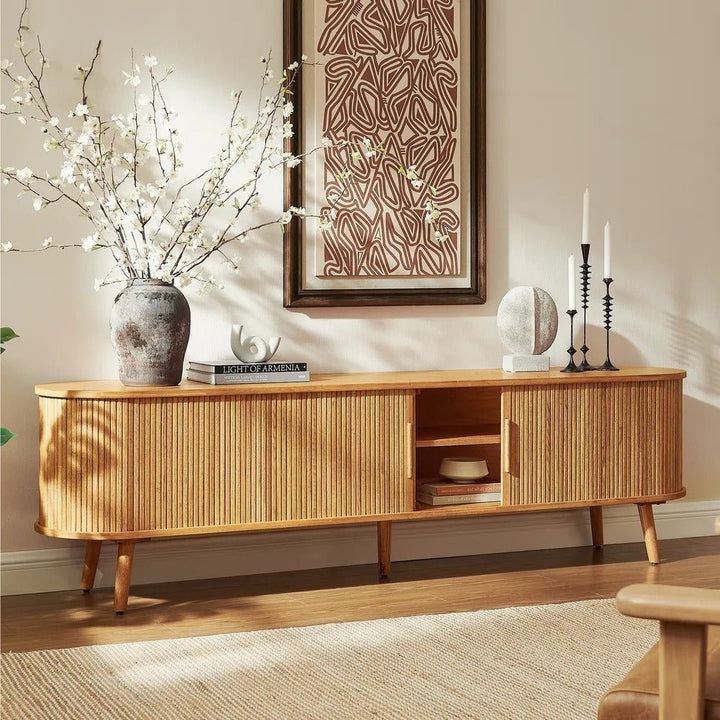 RIVELLE Oak Media Console - Exclusivia