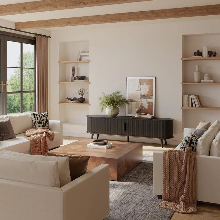 RIVELLE Oak Media Console - Exclusivia