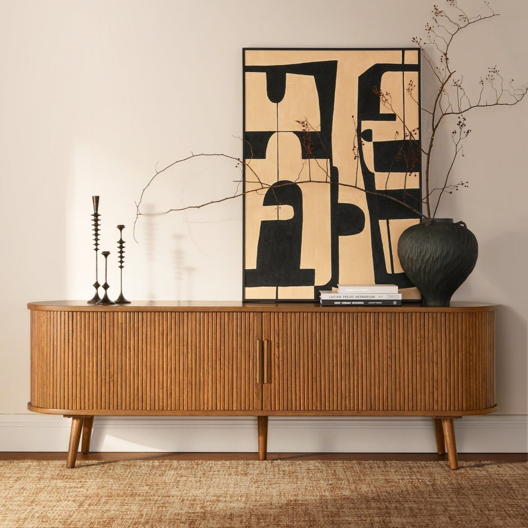 RIVELLE Oak Media Console - Exclusivia