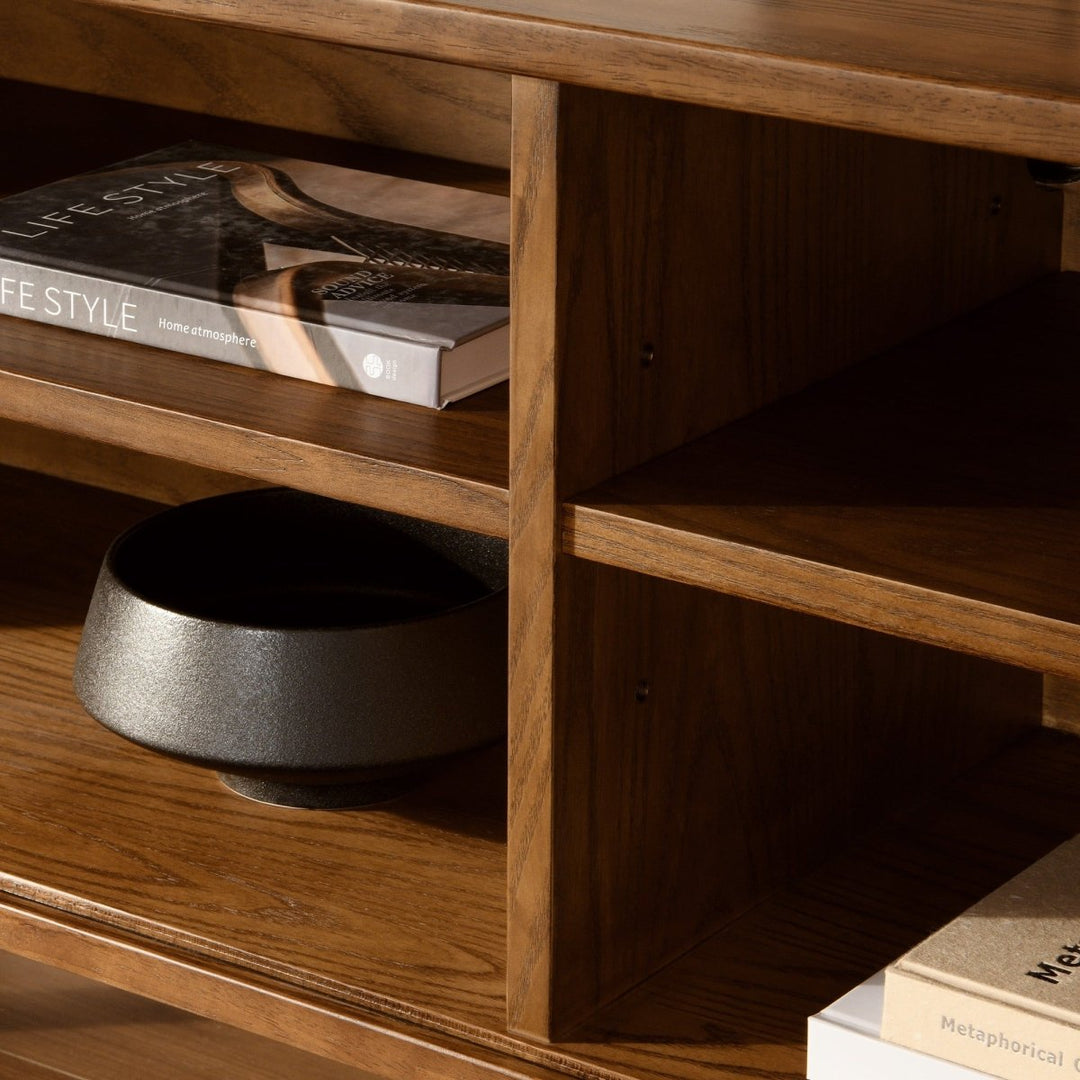 RIVELLE Oak Media Console - Exclusivia