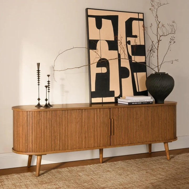RIVELLE Oak Media Console - Exclusivia