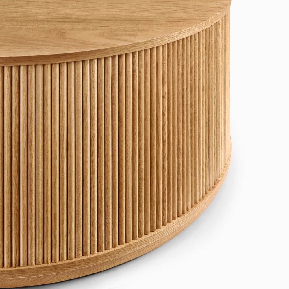 Rivelle Round Coffee Table, 105cm - Exclusivia