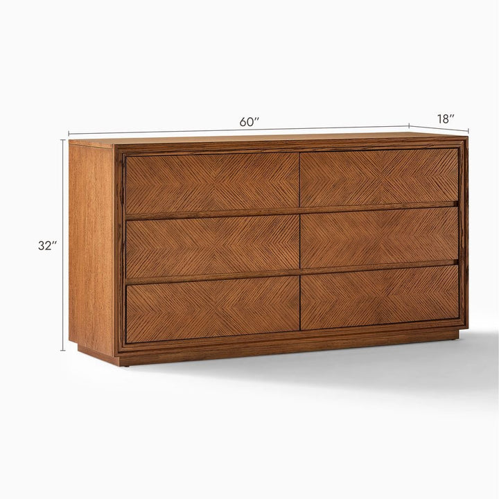 Ronan 6 - Drawer Dresser, 150 cm - Exclusivia