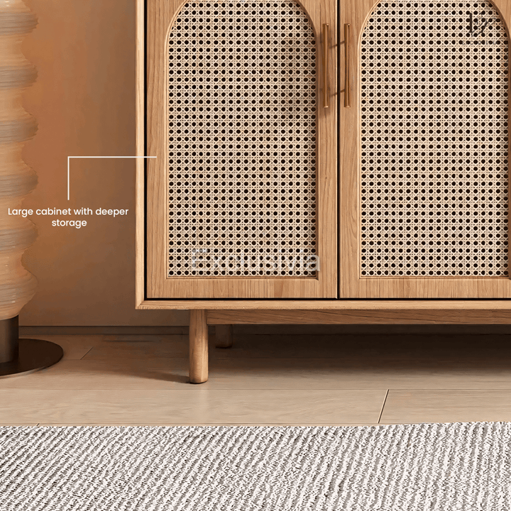 RUMI Rattan Sideboard Cabinet Console - Exclusivia