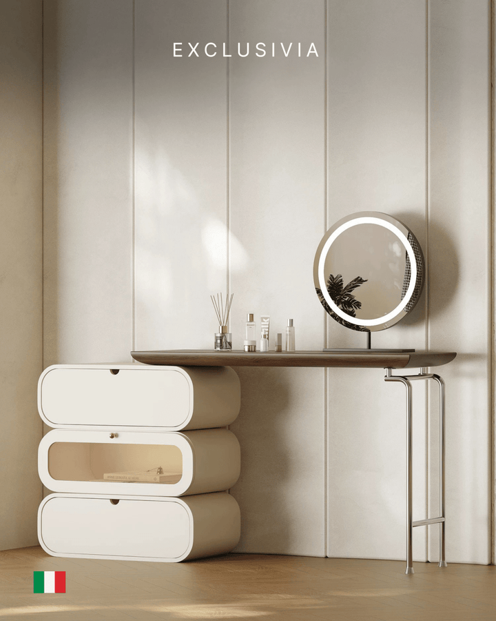 VELLUTO Italian Vanity Dressing Table - Exclusivia