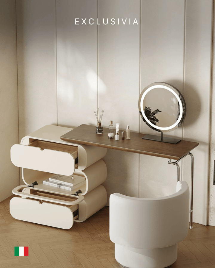 VELLUTO Italian Vanity Dressing Table - Exclusivia