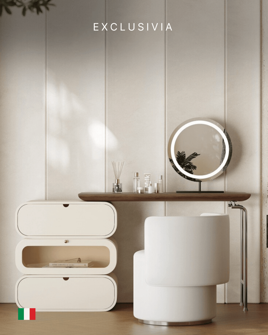 VELLUTO Italian Vanity Dressing Table - Exclusivia
