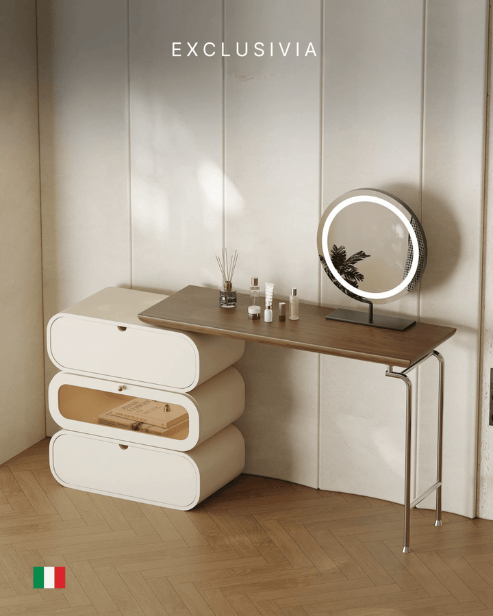 VELLUTO Italian Vanity Dressing Table - Exclusivia