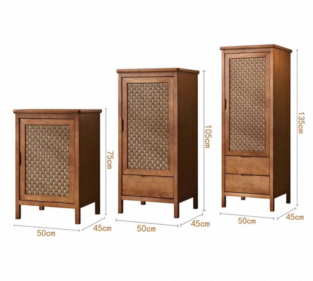 VINTANA Nordic Rattan High Cabinet - Exclusivia