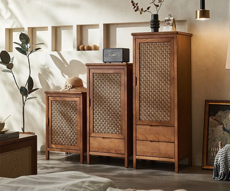 VINTANA Nordic Rattan High Cabinet - Exclusivia