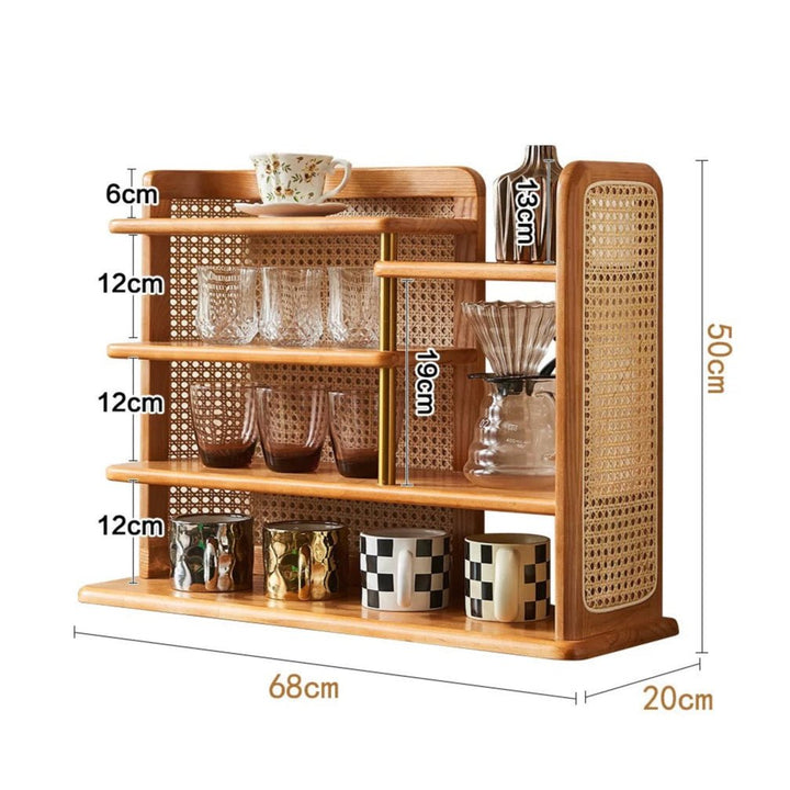 VINTANA Nordic Rattan Multi - Drawer Cabinet - Exclusivia