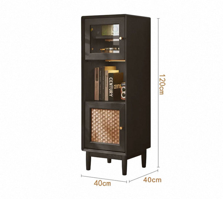 VINTANA Rattan Display & Storage Cabinet - Exclusivia