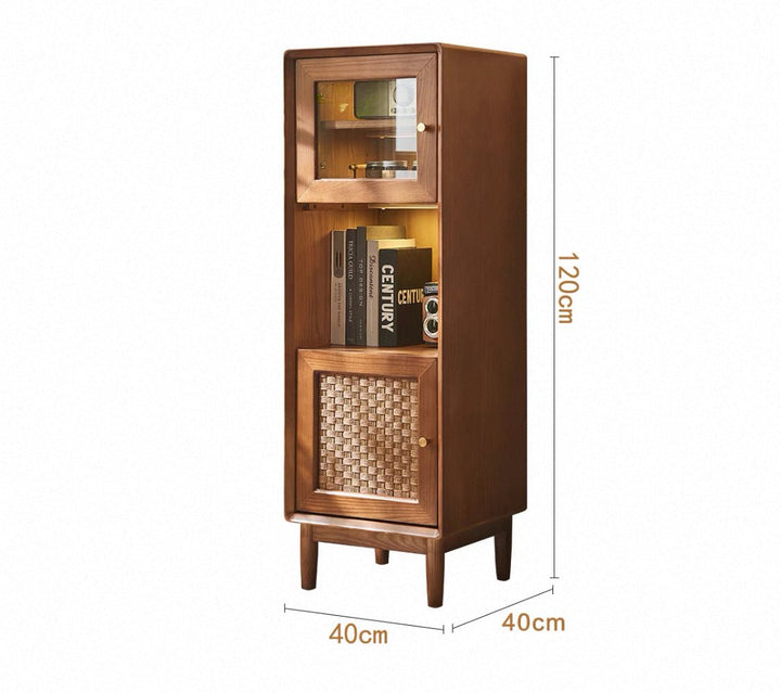 VINTANA Rattan Display & Storage Cabinet - Exclusivia