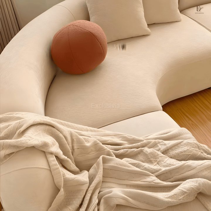 ZULY Modern Boucle Fabric Sofa - Exclusivia