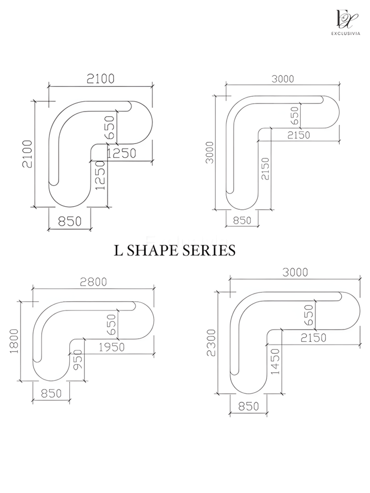 ZULY Modern Boucle Fabric Sofa - Exclusivia
